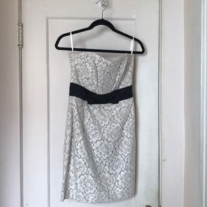 White lace H&M tube dress